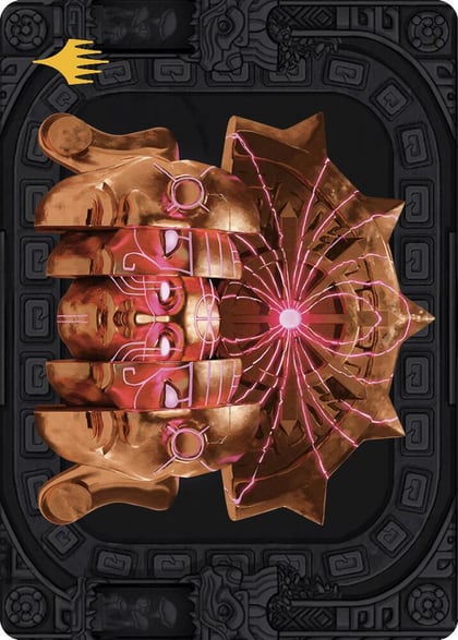Ojer Taq, Deepest Foundation Art Card (56/81) (Gold-Stamped Planeswalker Symbol), Art Series: The Lost Caverns of Ixalan 56