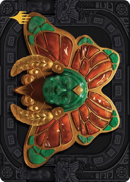 Ojer Kaslem, Deepest Growth Art Card (58/81) (Gold-Stamped Planeswalker Symbol), Art Series: The Lost Caverns of Ixalan 58
