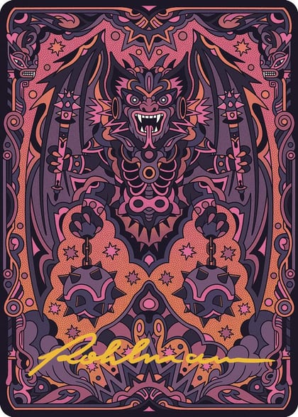 Bloodletter of Aclazotz Art Card (61/81) (Gold-Stamped Signature), Art Series: The Lost Caverns of Ixalan 61
