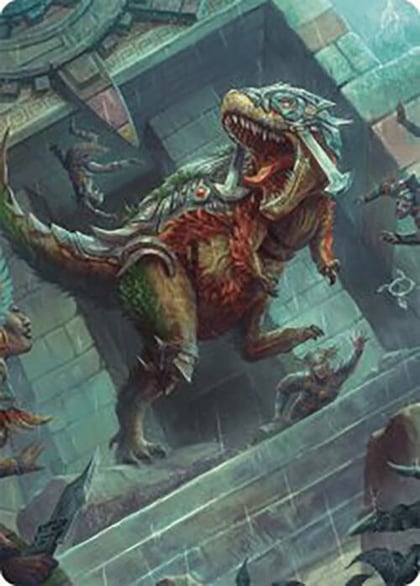 Carnage Tyrant Art Card, Art Series: The Lost Caverns of Ixalan 66