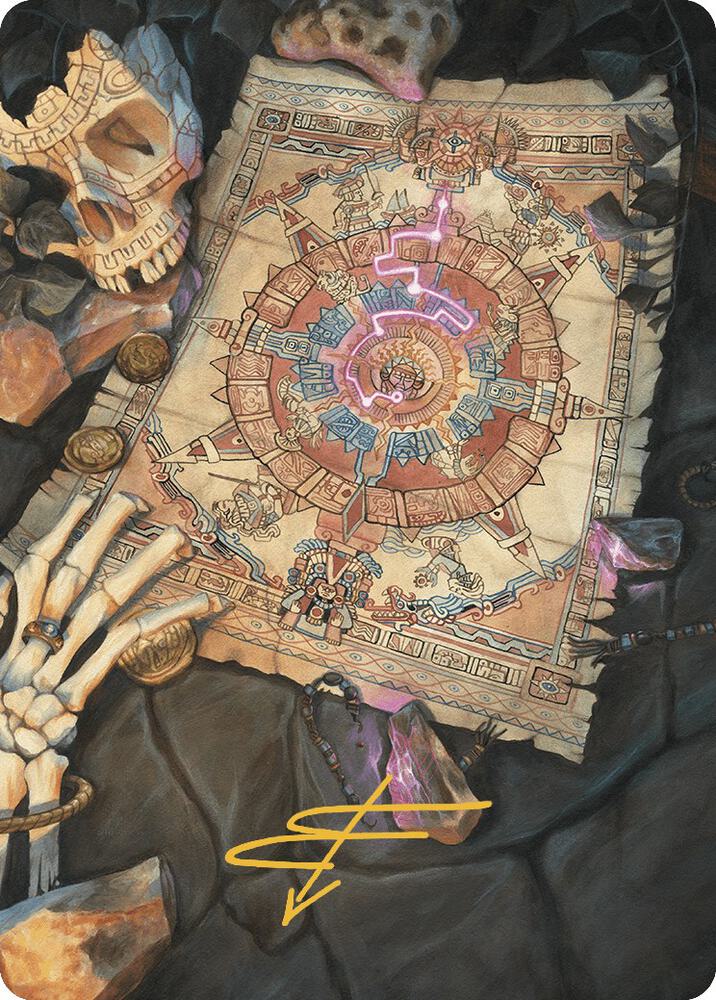 Map Token Art Card (Gold-Stamped Signature), Art Series: The Lost Caverns of Ixalan 68