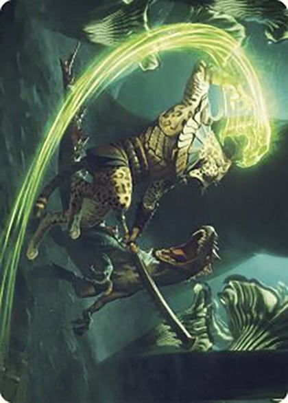 Contest of Claws Art Card, Art Series: The Lost Caverns of Ixalan 72