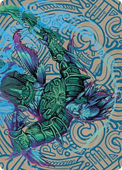 Hakbal of the Surging Soul Art Card, Art Series: The Lost Caverns of Ixalan 74
