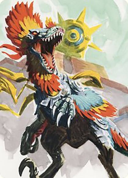 Pantlaza, Sun-Favored Art Card, Art Series: The Lost Caverns of Ixalan 75