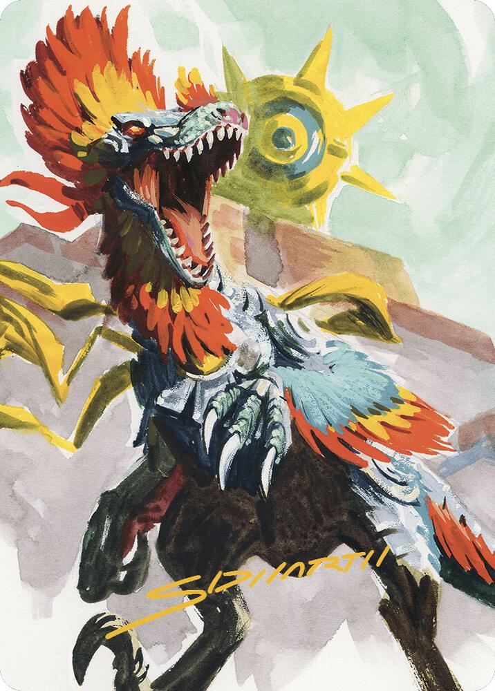 Pantlaza, Sun-Favored Art Card (Gold-Stamped Signature), Art Series: The Lost Caverns of Ixalan 75