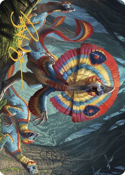 Sunfrill Imitator Art Card (Gold-Stamped Signature), Art Series: The Lost Caverns of Ixalan 78