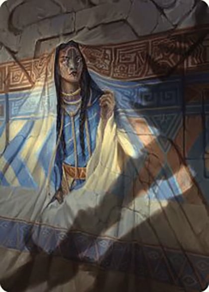 Whispersilk Cloak Art Card, Art Series: The Lost Caverns of Ixalan 80