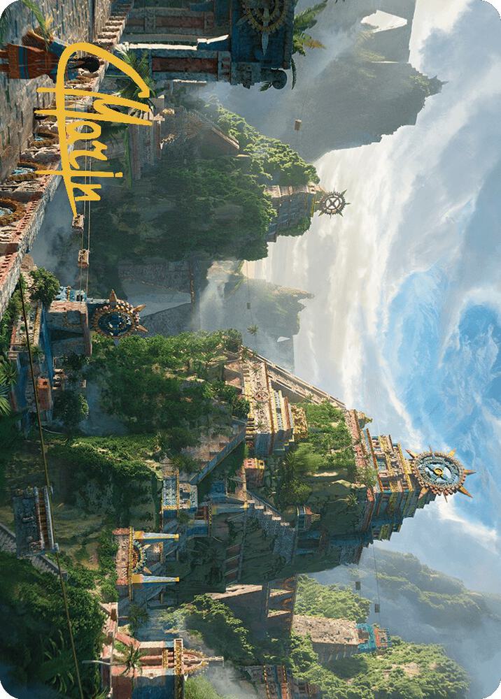Clifftop Retreat Art Card (Gold-Stamped Signature), Art Series: The Lost Caverns of Ixalan 81