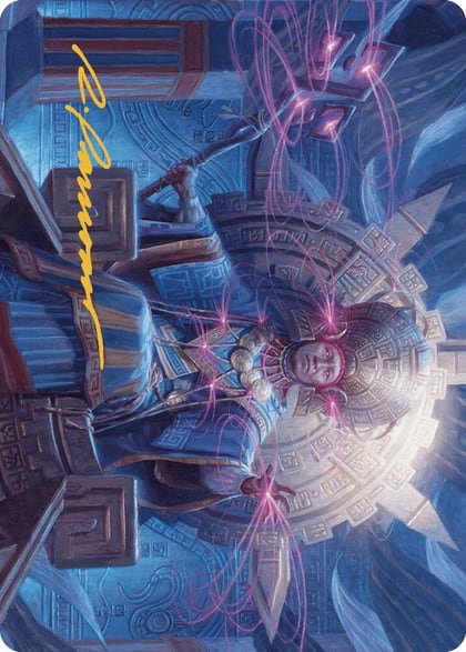 Akal Pakal, First Among Equals Art Card (8/81) (Gold-Stamped Signature), Art Series: The Lost Caverns of Ixalan 8