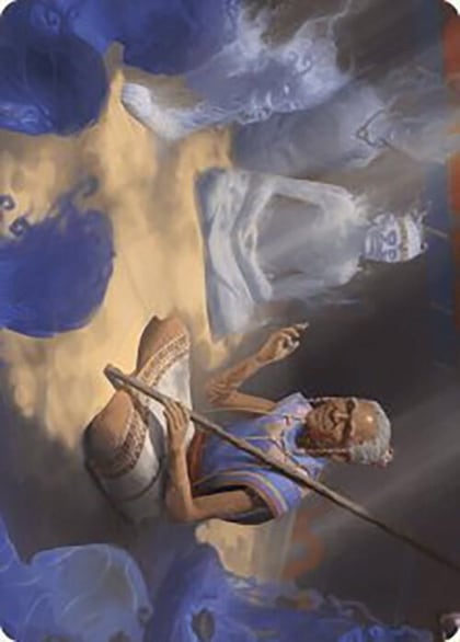 Ancestral Reminiscence Art Card, Art Series: The Lost Caverns of Ixalan 9