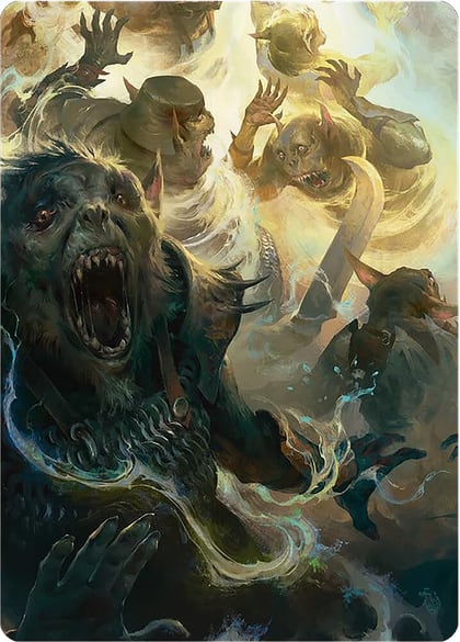Galadriel's Dismissal Art Card, Art Series: Universes Beyond: The Lord of the Rings: Tales of Middle-earth 10