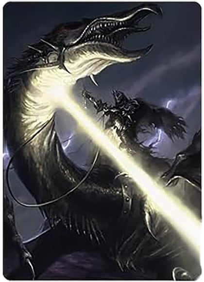 Olorin's Searing Light Art Card, Art Series: Universes Beyond: The Lord of the Rings: Tales of Middle-earth 13