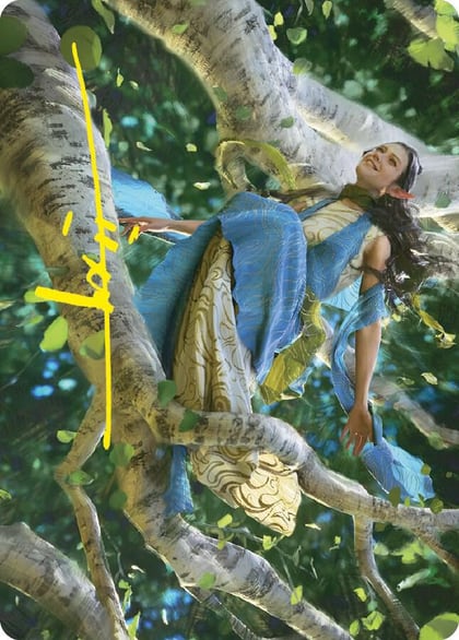 Arwen Undomiel Art Card (Gold-Stamped Signature), Art Series: Universes Beyond: The Lord of the Rings: Tales of Middle-earth 13