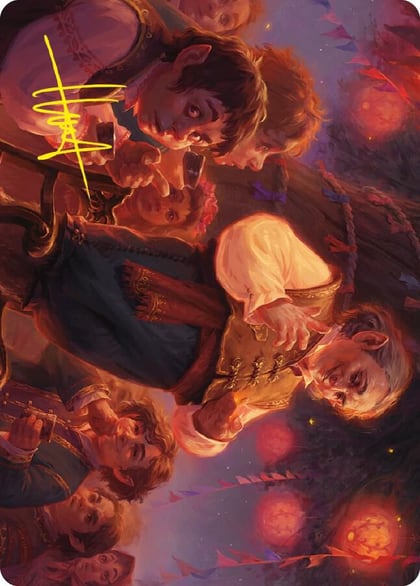 Bilbo, Retired Burglar Art Card (Gold-Stamped Signature), Art Series: Universes Beyond: The Lord of the Rings: Tales of Middle-earth 14