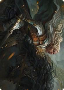 Eowyn, Fearless Knight Art Card, Art Series: Universes Beyond: The Lord of the Rings: Tales of Middle-earth 15