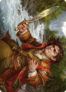 Frodo Baggins Art Card (16/81), Art Series: Universes Beyond: The Lord of the Rings: Tales of Middle-earth 16