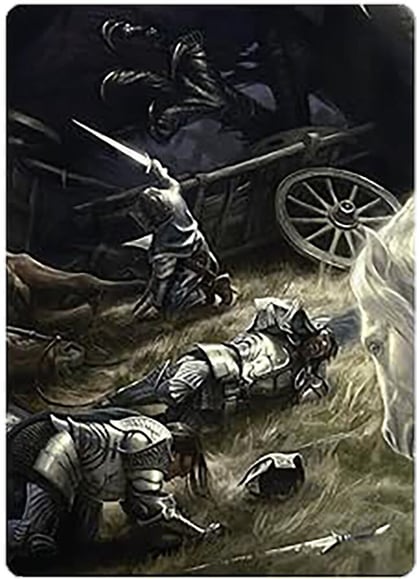 Courageous Resolve Art Card, Art Series: Universes Beyond: The Lord of the Rings: Tales of Middle-earth 16