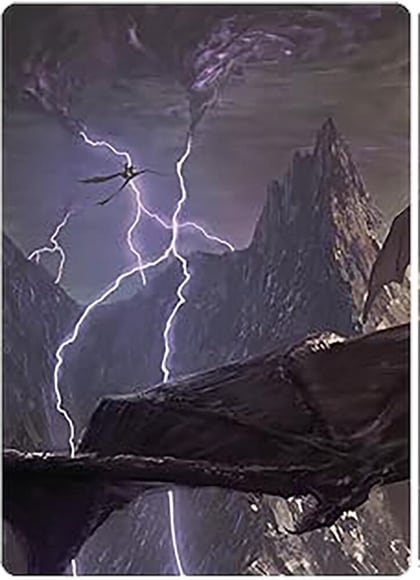 Call Forth the Tempest Art Card, Art Series: Universes Beyond: The Lord of the Rings: Tales of Middle-earth 19