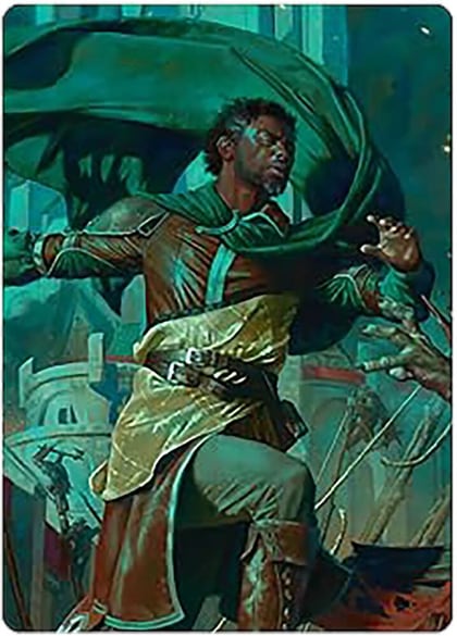 Aragorn, Hornburg Hero Art Card, Art Series: Universes Beyond: The Lord of the Rings: Tales of Middle-earth 2