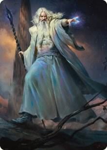 Saruman of Many Colors Art Card, Art Series: Universes Beyond: The Lord of the Rings: Tales of Middle-earth 20