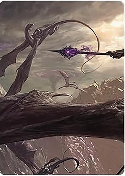 Nazgul Battle-Mace Art Card, Art Series: Universes Beyond: The Lord of the Rings: Tales of Middle-earth 20
