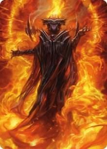 Sauron, the Dark Lord Art Card, Art Series: Universes Beyond: The Lord of the Rings: Tales of Middle-earth 21