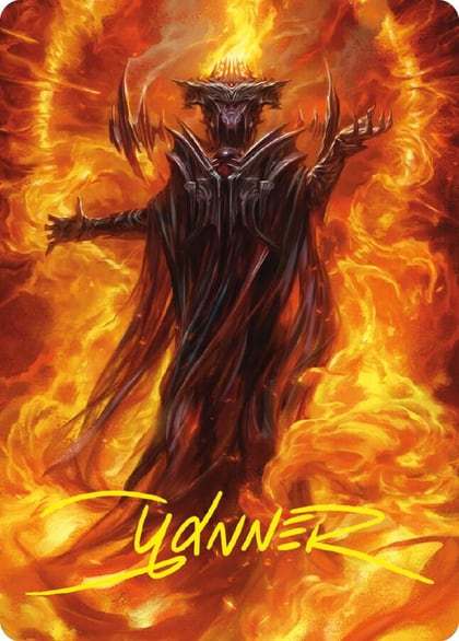 Sauron, the Dark Lord Art Card (Gold-Stamped Signature), Art Series: Universes Beyond: The Lord of the Rings: Tales of Middle-earth 21