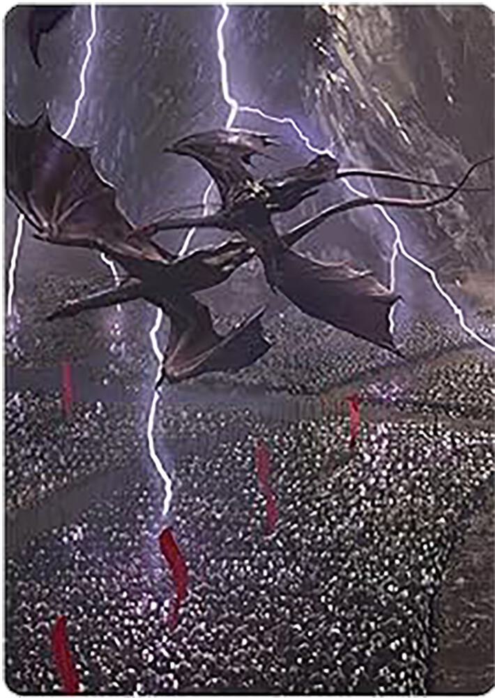Mordor on the March Art Card, Art Series: Universes Beyond: The Lord of the Rings: Tales of Middle-earth 22