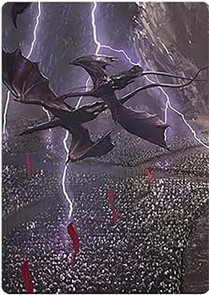 Mordor on the March Art Card, Art Series: Universes Beyond: The Lord of the Rings: Tales of Middle-earth 22