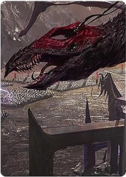 Fell Beast of Mordor Art Card, Art Series: Universes Beyond: The Lord of the Rings: Tales of Middle-earth 23