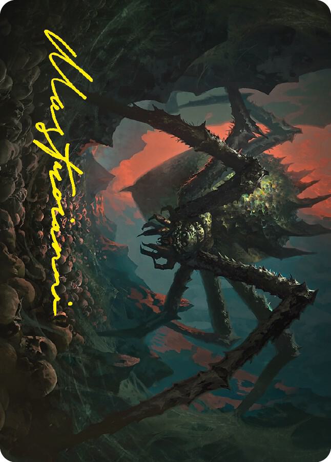 Shelob, Child of Ungoliant Art Card (Gold-Stamped Signature), Art Series: Universes Beyond: The Lord of the Rings: Tales of Middle-earth 23