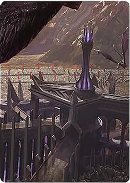 Minas Morgul, Dark Fortress Art Card, Art Series: Universes Beyond: The Lord of the Rings: Tales of Middle-earth 24