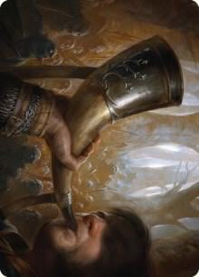 Horn of Gondor Art Card, Art Series: Universes Beyond: The Lord of the Rings: Tales of Middle-earth 29