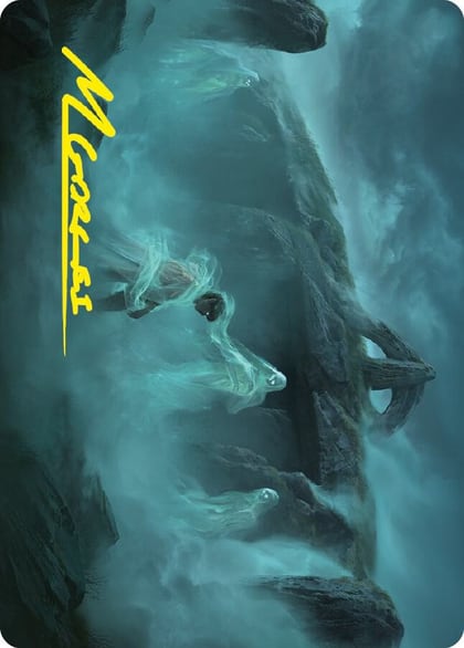 Fog on the Barrow-Downs Art Card (Gold-Stamped Signature), Art Series: Universes Beyond: The Lord of the Rings: Tales of Middle-earth 2
