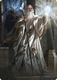 Gandalf the White Art Card, Art Series: Universes Beyond: The Lord of the Rings: Tales of Middle-earth 3