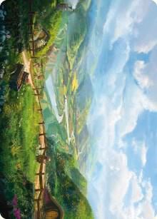 Plains Art Card, Art Series: Universes Beyond: The Lord of the Rings: Tales of Middle-earth 30