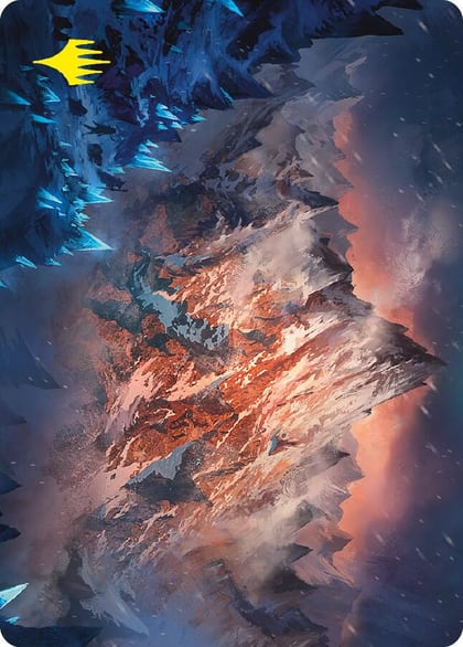 Mountain Art Card (Gold-Stamped Signature), Art Series: Universes Beyond: The Lord of the Rings: Tales of Middle-earth 31