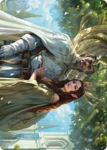 Aragorn and Arwen, Wed Art Card, Art Series: Universes Beyond: The Lord of the Rings: Tales of Middle-earth 33
