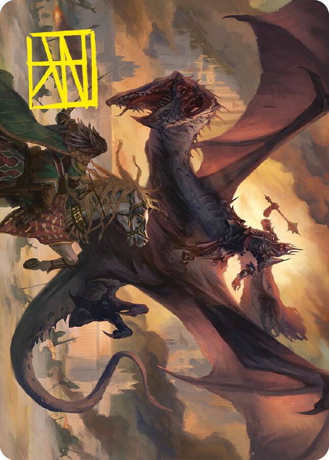 Witch-king, Bringer of Ruin Art Card (Gold-Stamped Signature), Art Series: Universes Beyond: The Lord of the Rings: Tales of Middle-earth 34