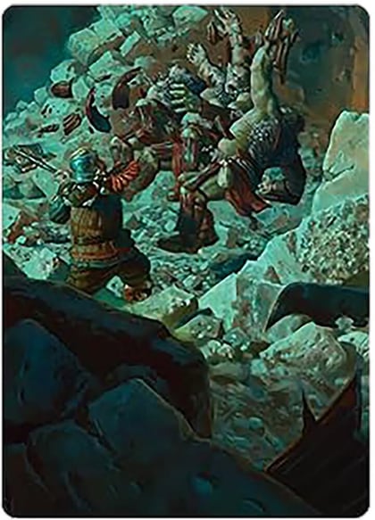 Gimli's Reckless Might Art Card, Art Series: Universes Beyond: The Lord of the Rings: Tales of Middle-earth 4