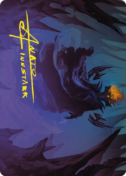 Sauron, the Necromancer Art Card (Gold-Stamped Signature), Art Series: Universes Beyond: The Lord of the Rings: Tales of Middle-earth 42