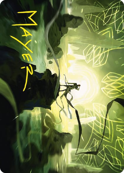 Legolas, Master Archer Art Card (Gold-Stamped Signature), Art Series: Universes Beyond: The Lord of the Rings: Tales of Middle-earth 45