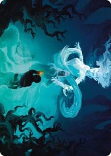 Galadriel of Lothlorien Art Card, Art Series: Universes Beyond: The Lord of the Rings: Tales of Middle-earth 48