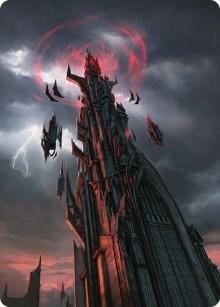 Barad-dur Art Card, Art Series: Universes Beyond: The Lord of the Rings: Tales of Middle-earth 54