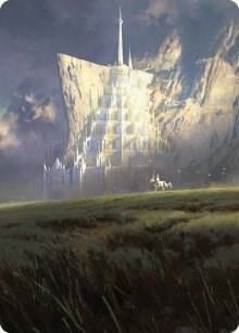 Minas Tirith Art Card, Art Series: Universes Beyond: The Lord of the Rings: Tales of Middle-earth 55