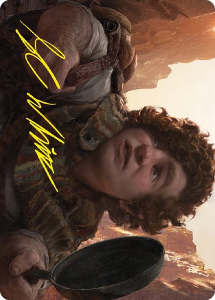Sam, Loyal Attendant Art Card (Gold-Stamped Signature), Art Series: Universes Beyond: The Lord of the Rings: Tales of Middle-earth 58