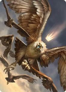 Gwaihir, Greatest of the Eagles Art Card, Art Series: Universes Beyond: The Lord of the Rings: Tales of Middle-earth 59