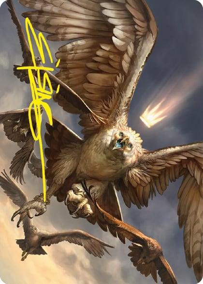 Gwaihir, Greatest of the Eagles Art Card (Gold-Stamped Signature), Art Series: Universes Beyond: The Lord of the Rings: Tales of Middle-earth 59