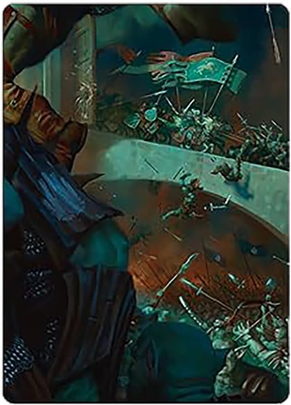 Rohirrim Chargers Art Card, Art Series: Universes Beyond: The Lord of the Rings: Tales of Middle-earth 6