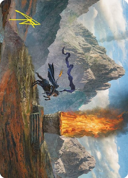 Call for Aid Art Card (Gold-Stamped Signature), Art Series: Universes Beyond: The Lord of the Rings: Tales of Middle-earth 60